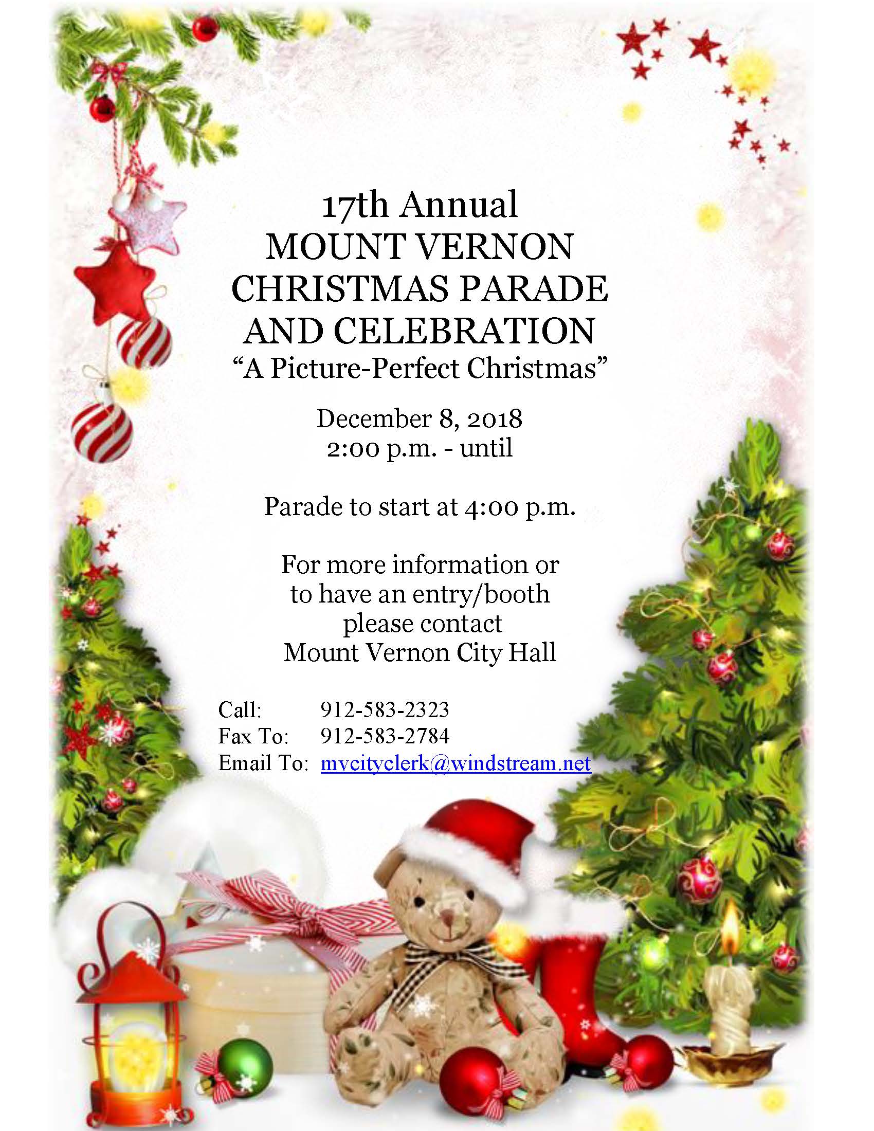 Mount Vernon Christmas Parade Greater Vidalia® Chamber of Commerce