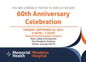 Memorial Health Meadows 60th Anniversary